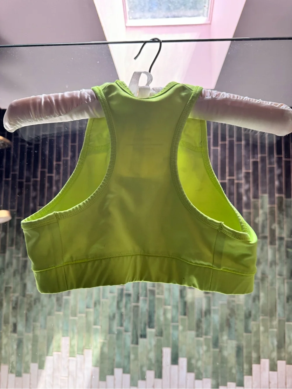 Nike Bright Neon Green Racerback Sports Bra